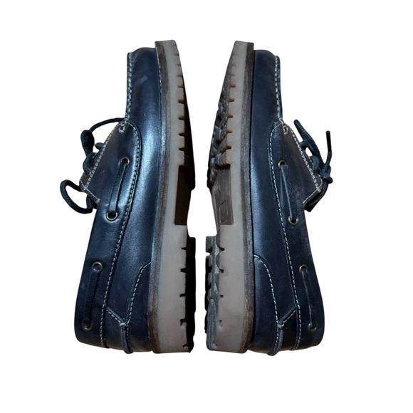 Zara Black Dress Shoes Paraboot Loafers Lace Up Boys Size 33/2 - Picture 5 of 11